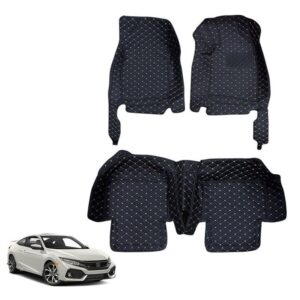 7D Floor Mats for Honda Civic 2016-2020