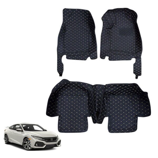 7D Floor Mats for Honda Civic 2016-2020
