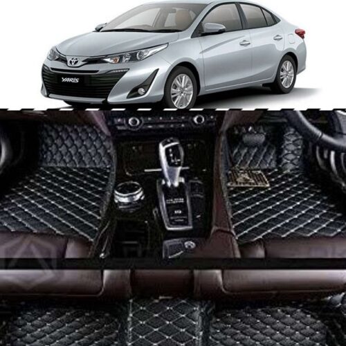 7D Mat for Toyota Yaris- Black