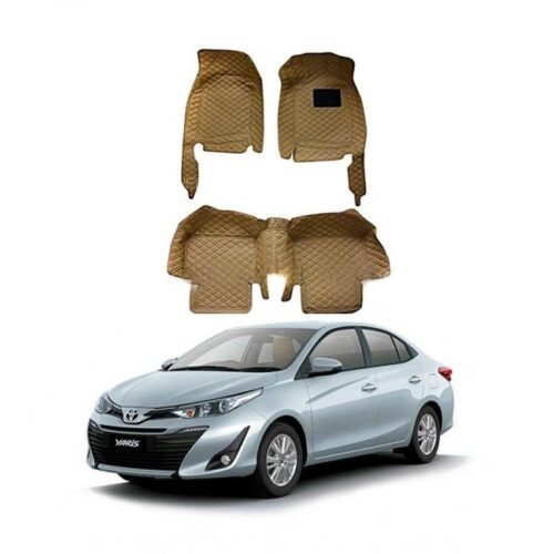 7D Mat for Toyota Yaris Beige