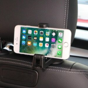 Backseat Moblile and Bag holder- Black
