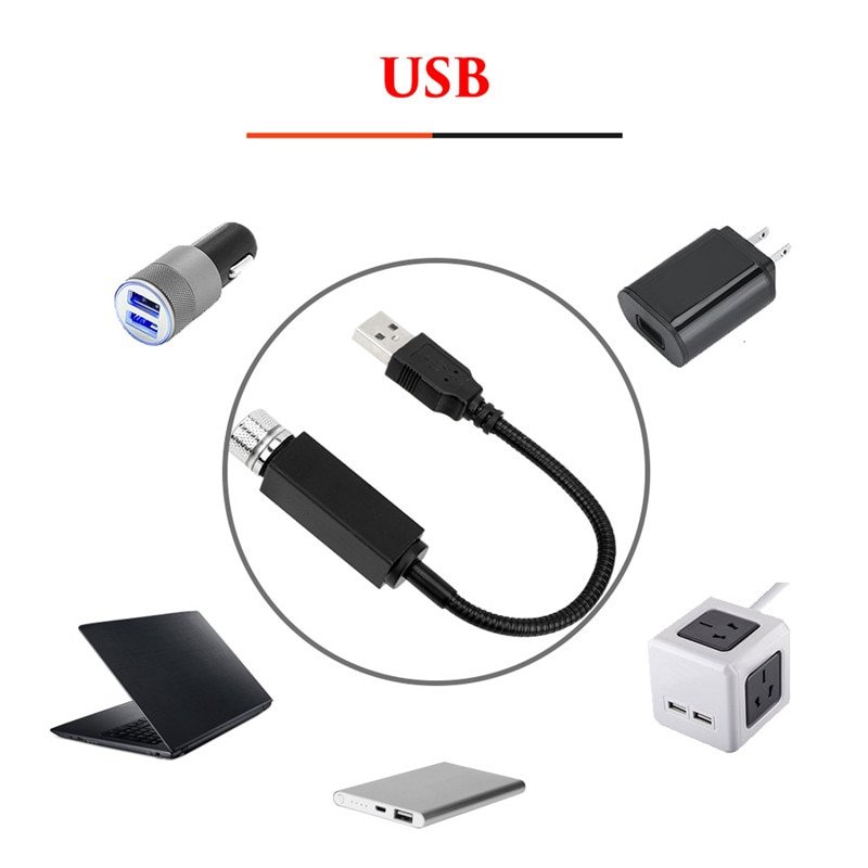 Laser Projector USB Roof Light Red