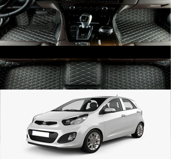 7D Floor Mats For KIA Picanto