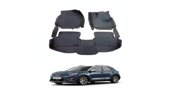 7D Floor Mats for KIA Stonic 2021-2022 Black