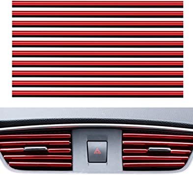 Car AC Vent Moulding Red